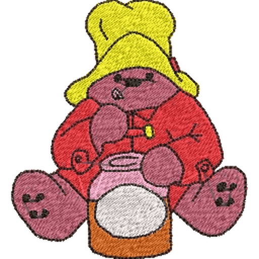 Paddington Bear 2 - Pack of 20 Designs - Embroidery Design - FineryEmbroidery