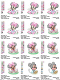 Mickey & Minnie Mouse Embroidery Design Pack – Multi-Size Collection