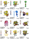 SpongeBob 3 - Pack of 40 Designs - Embroidery Design