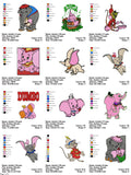 Dumbo - Pack of 19 Designs - Embroidery Design