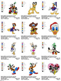 Mickey and Friends 2- Pack of 20 Designs - Embroidery Design