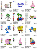 SpongeBob 2 - Pack of 32 Designs - Embroidery Design