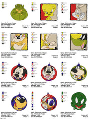 Disney Portraits - Pack of 64 Designs - Embroidery Design