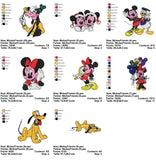 Mickey and Friends - Pack of 20 Designs - Embroidery Design