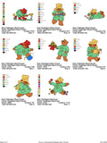 Paddington Bear - Pack of 20 Designs - Embroidery Design