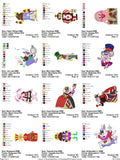 Alice in Wonderland - Pack of 24 Designs - Embroidery Design