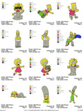 The Ultimate Simpsons Embroidery Design Pack – Bring Springfield to Life!