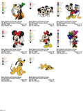 Mickey and Friends 2- Pack of 20 Designs - Embroidery Design