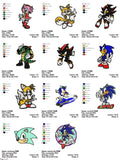 Sonic Forces - Pack of 23 Designs - Embroidery Designs