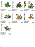 The Land Before Time- Pack of 22 Designs - Embroidery Design