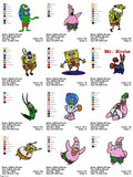 SpongeBob 2 - Pack of 32 Designs - Embroidery Design