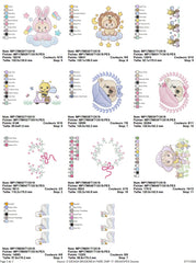 Ultimate Baby and Farm Embroidery Pack – 24 Designs in Multiple Sizes for Endless Creativity