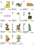 The Ultimate Simpsons Embroidery Design Pack – Bring Springfield to Life!