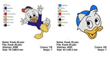 Huey, Dewey and Louie - Pack of 26 Designs - Embroidery Design