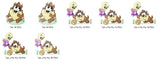 Baby Looney Toons Character Embroidery Pack – 15 Designs in Multiple Sizes