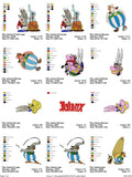 Asterix & Obelix - Pack of 42 Designs - Embroidery Design