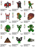 Monsters-Monsterware - Pack of 44 Designs - Embroidery Design