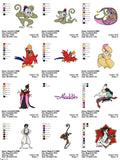 Aladin - Pack of 43 Designs - Embroidery Design