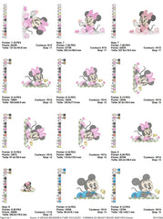 Disney Baby Embroidery Design Collection – 11 Patterns