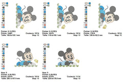 Disney Baby Embroidery Design Collection – 11 Patterns