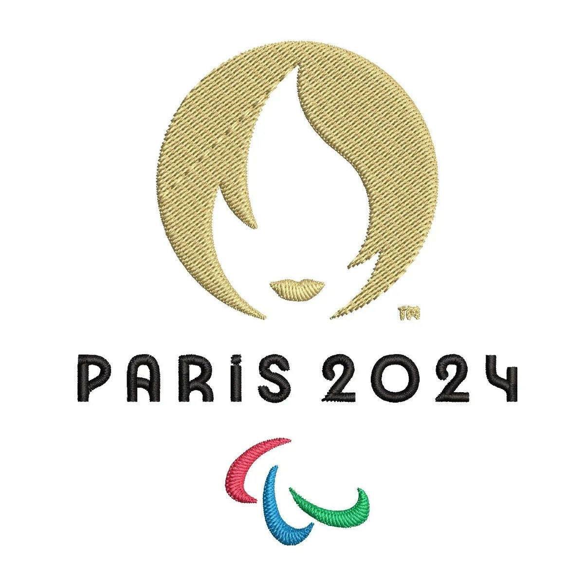 Paris 2024 Embroidery File - Emblematic motif of the upcoming Olympic Games - Embroidery Designs - FineryEmbroidery