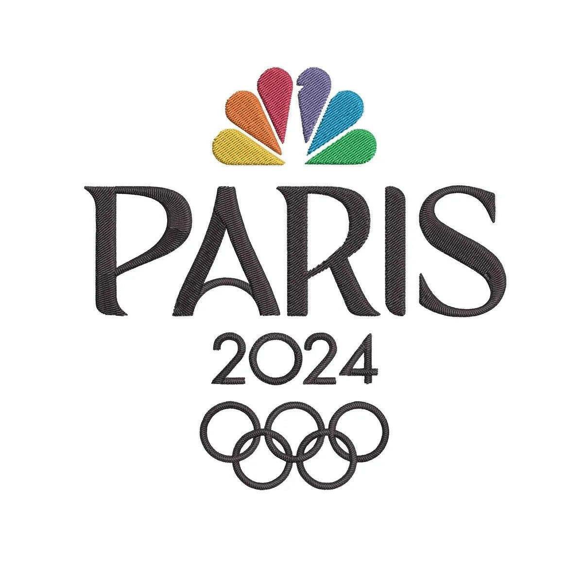 Paris 2024 Embroidery File - Motif of the upcoming Olympic Games - Embroidery Designs - FineryEmbroidery