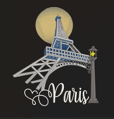 Paris Eiffel Tower : Embroidery Design - FineryEmbroidery