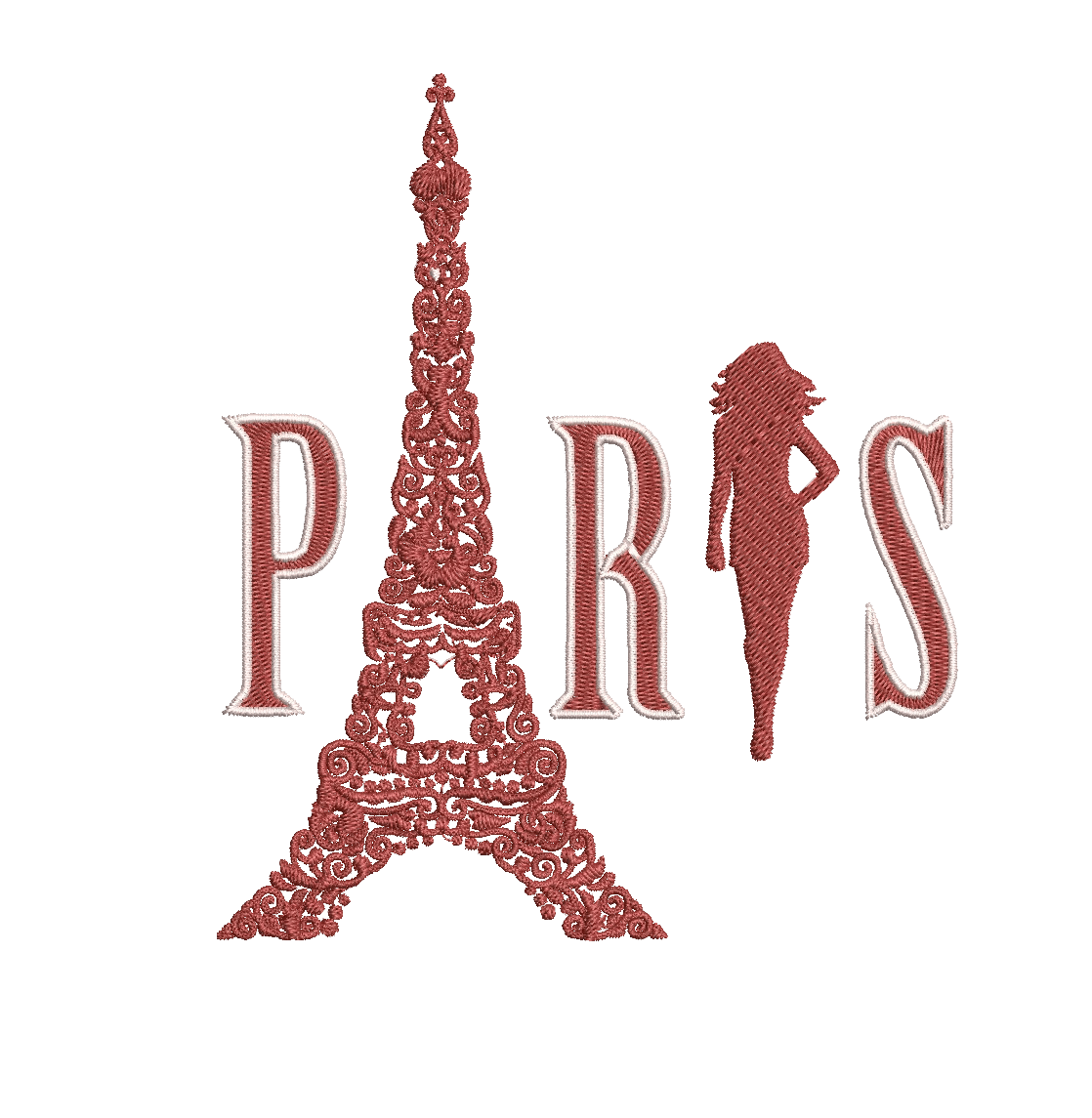 Paris French Touch - Pack of 4 Designs - Embroidery Designs - FineryEmbroidery