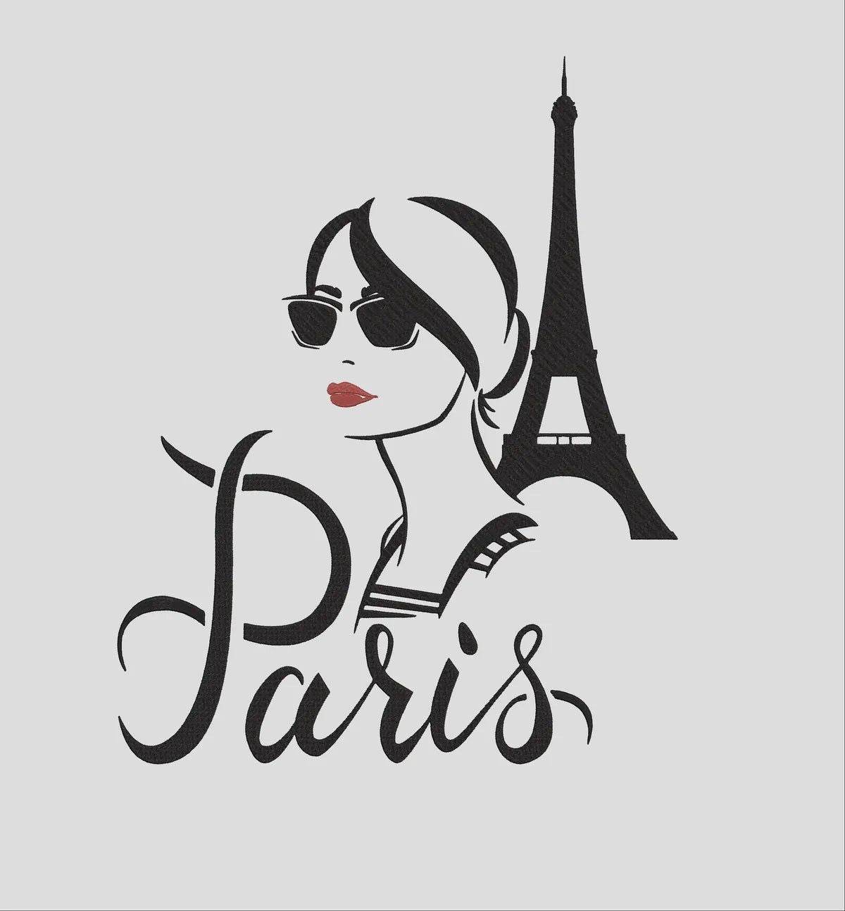 Paris French Touch - Pack of 4 Designs - Embroidery Designs - FineryEmbroidery