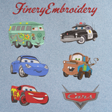 Pixar's "Cars" Mater Embroidery Design - FineryEmbroidery