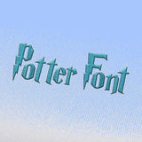 Potter Embroidery alphabet Font Set - FineryEmbroidery