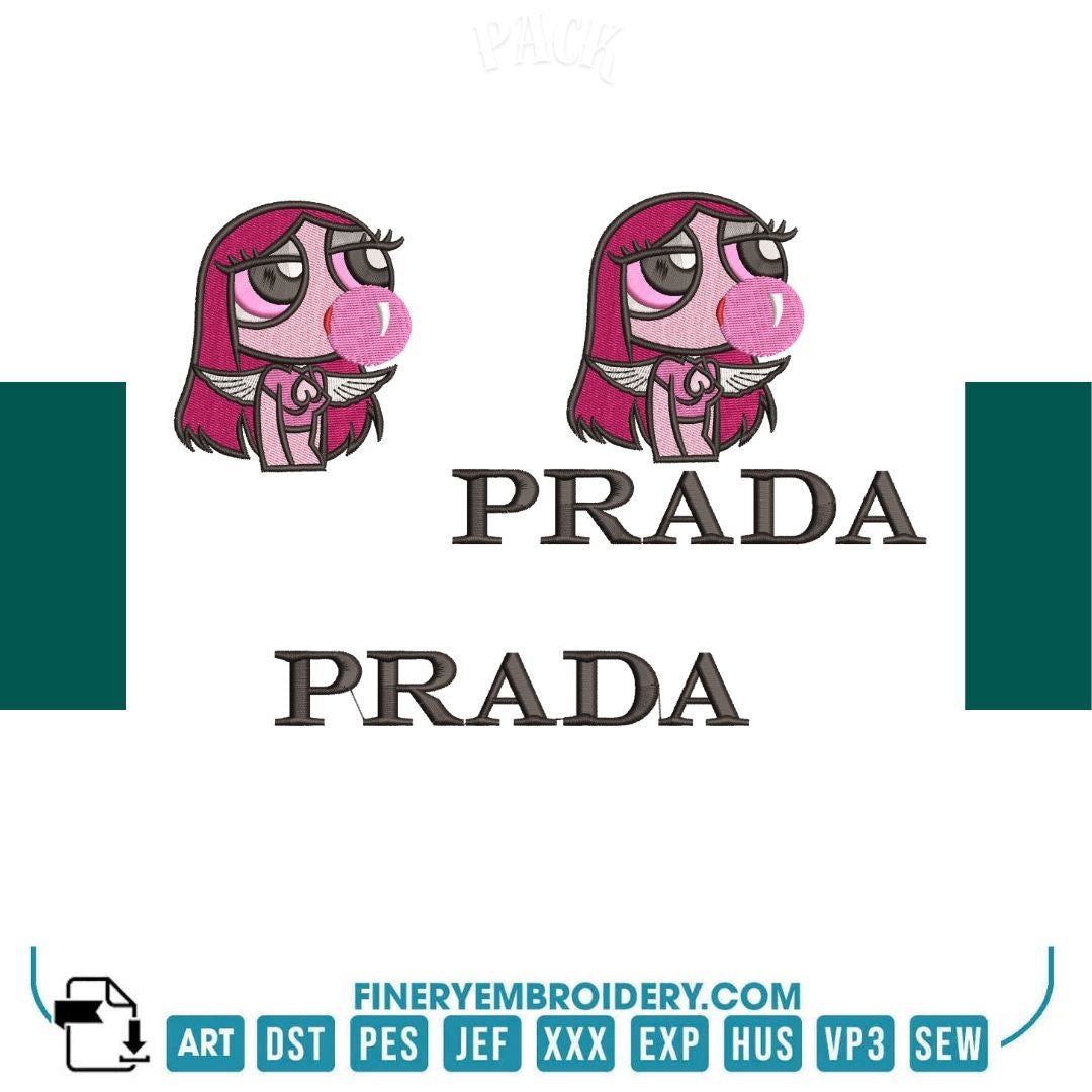 Prada-Inspired Embroidery Design Pack l Fineryembroidery - FineryEmbroidery