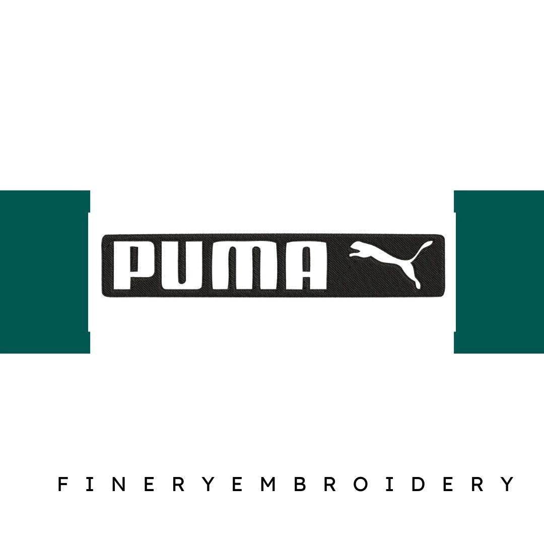 Puma logo - Applique - Embroidery Design - FineryEmbroidery