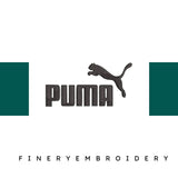 Puma logo - Embroidery Design - FineryEmbroidery