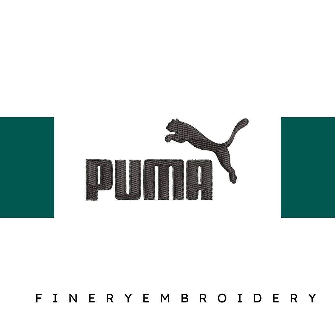 Puma logo - Embroidery Design - FineryEmbroidery