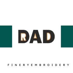 Rad-Dad - Father Embroidery Design - FineryEmbroidery