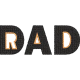 Rad-Dad - Father Embroidery Design - FineryEmbroidery