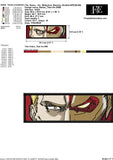 Reiner Eyes Embroidery Design – Human vs Titan Transformation