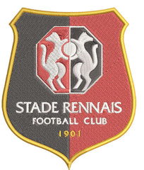 Rennes Football Team: Embroidery Design - FineryEmbroidery
