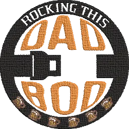 Rocking-This-Dad-Bod - Father Embroidery Design - FineryEmbroidery