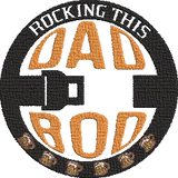 Rocking-This-Dad-Bod - Father Embroidery Design - FineryEmbroidery