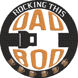 Rocking-This-Dad-Bod - Father Embroidery Design - FineryEmbroidery