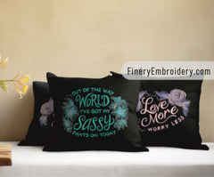 Inspirational Floral Quotes Embroidery Pack 9 Designs