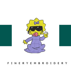 Simpsons  13 - Embroidery Design - FineryEmbroidery