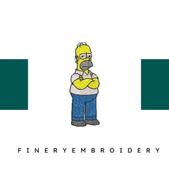 Simpsons  16 - Embroidery Design - FineryEmbroidery