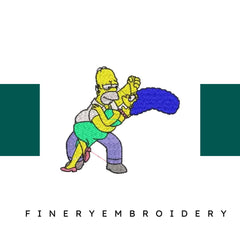 Simpsons  18 - Embroidery Design - FineryEmbroidery