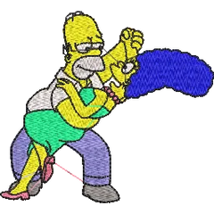 Simpsons  18 - Embroidery Design - FineryEmbroidery