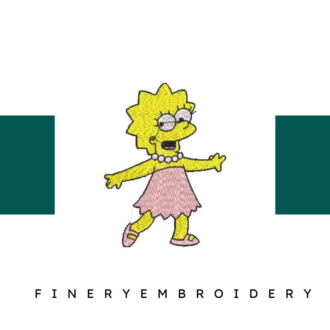 Simpsons  19 - Embroidery Design - FineryEmbroidery