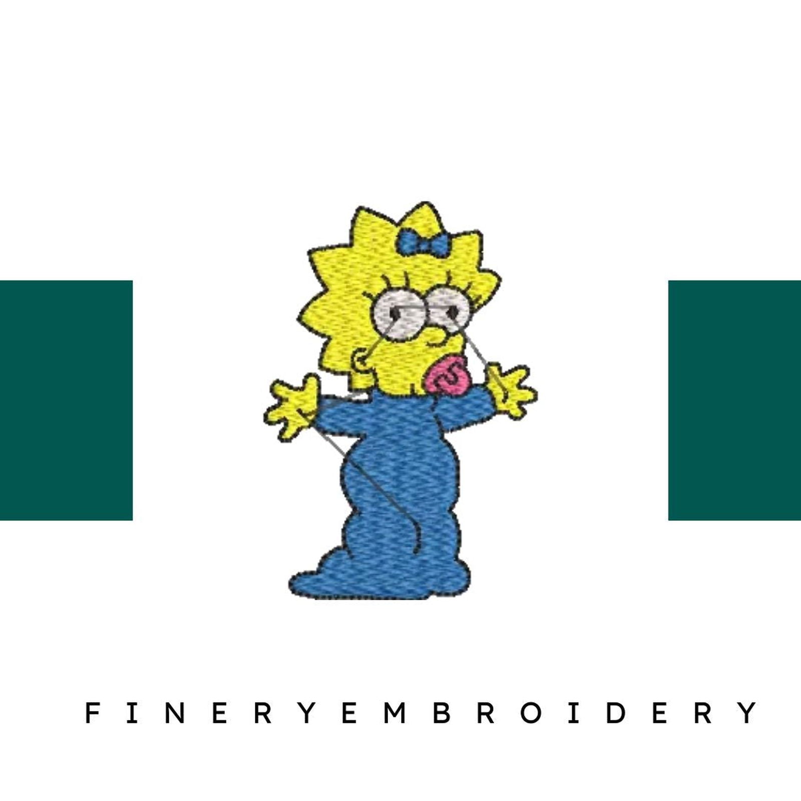 Simpsons  21 - Embroidery Design - FineryEmbroidery