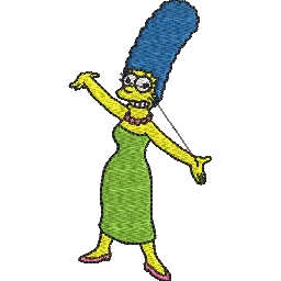 Simpsons  24 - Embroidery Design - FineryEmbroidery